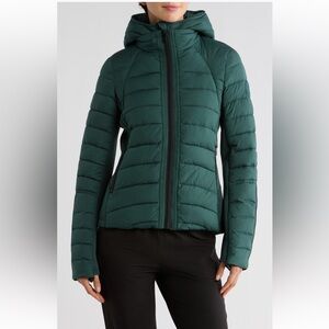 Bernardo Forest Green Puffer Jacket XS NWT